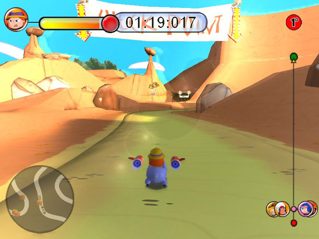 Kart racing game from the archive