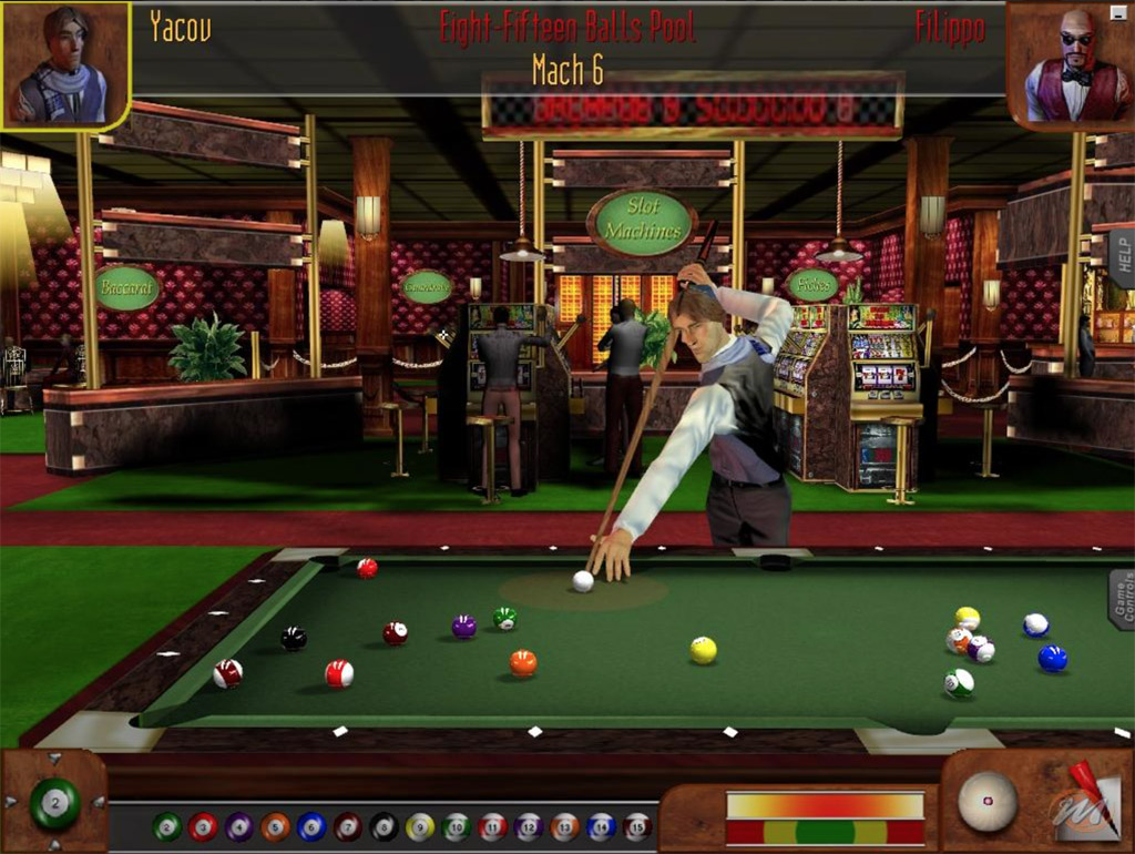 Pool game from the archive